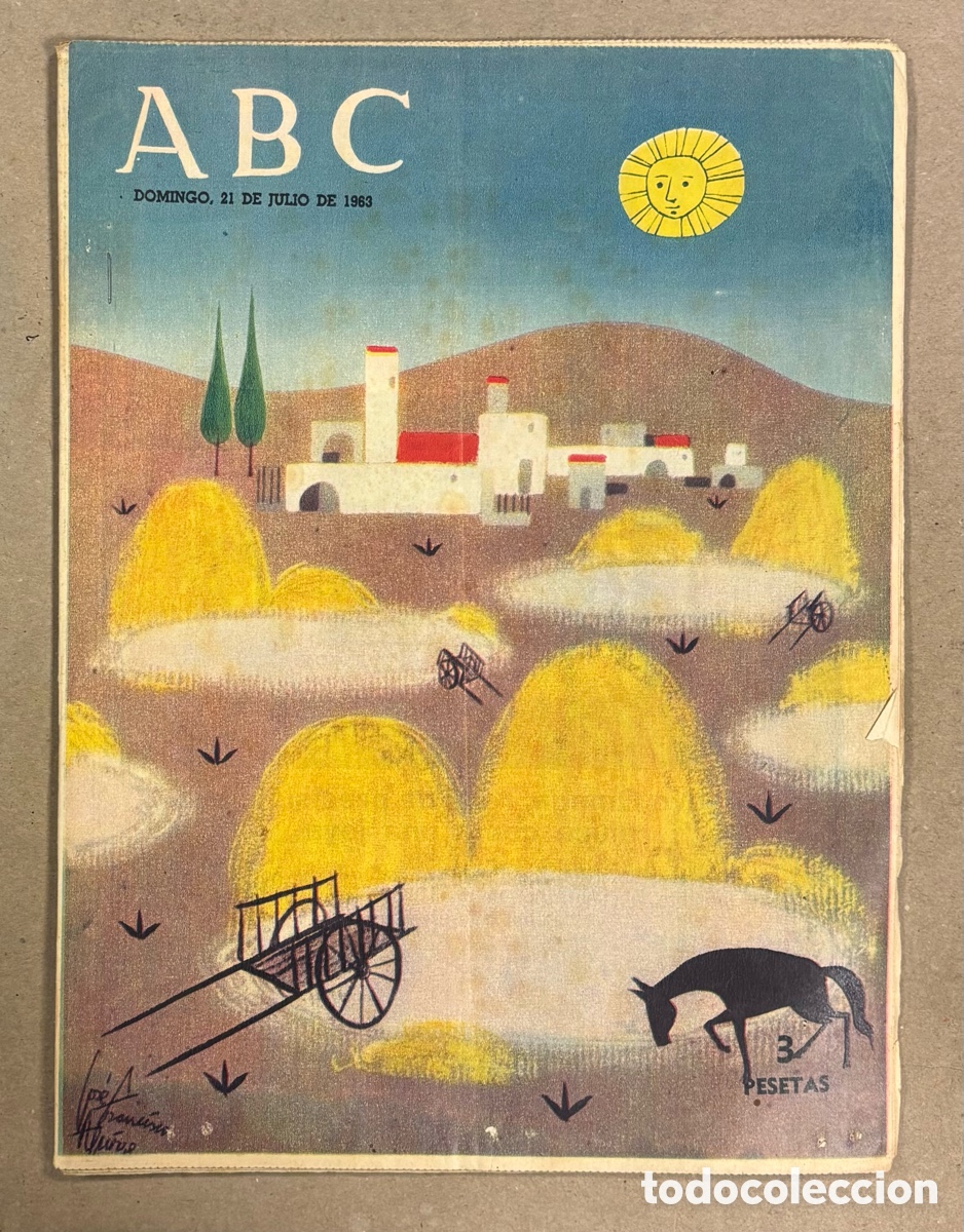 Coleccionismo de revistas y peri&oacute;dicos: ABC (21 JULIO 1963) ARTURO FERNANDEZ, COLEGIO NATACI&Oacute;N JIM&Eacute;NEZ, VICENTE RISCO, BEN ALI BOXEADOR,,,,