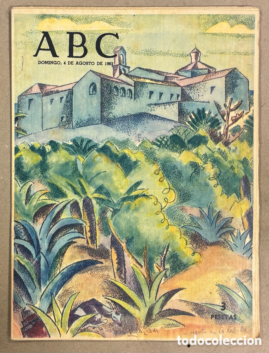 Coleccionismo de revistas y peri&oacute;dicos: ABC (4 AGOSTO 1963) RAM&Oacute;N P&Eacute;REZ DE AYALA, EDUARDO CARRANZA, RAYMOND KOPA,&hellip;