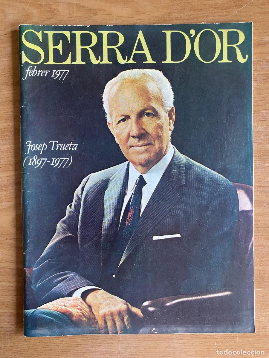Coleccionismo de revistas y peri&oacute;dicos: REVISTA SERRA D'OR - Febrer 1977 - Josep Trueta - ver fotos