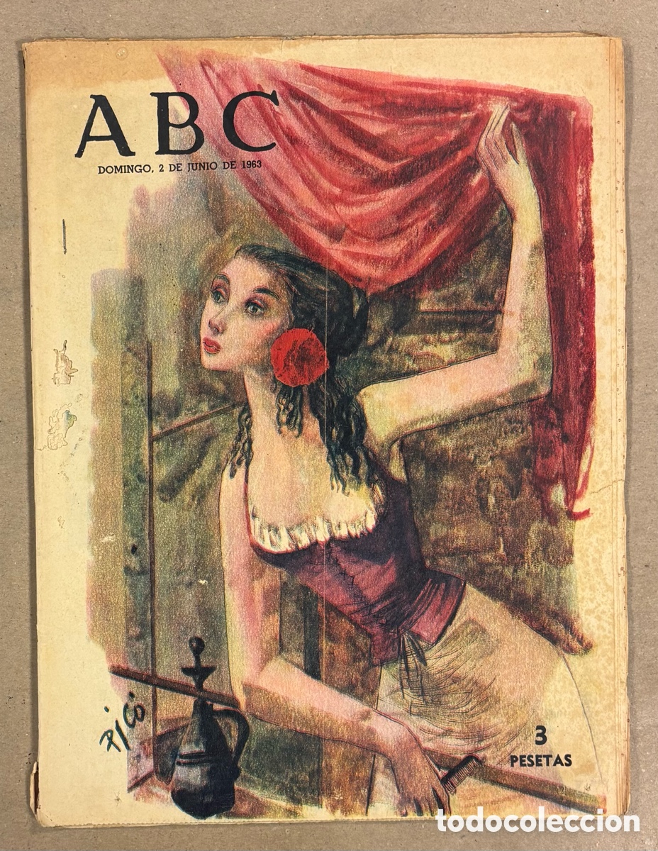 Coleccionismo de revistas y peri&oacute;dicos: ABC (2 JUNIO 1963) MAR&Iacute;A DEL CARMEN ABREU MISS NACIONAL, GIACOMO LAURI-VOLPI,&hellip;