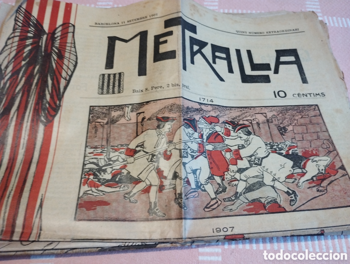 Collection Magazines and Newspapers: Metralla semanari Catalanista Uni&oacute; Catalanista Any 1907 lote de 8 n&uacute;meros