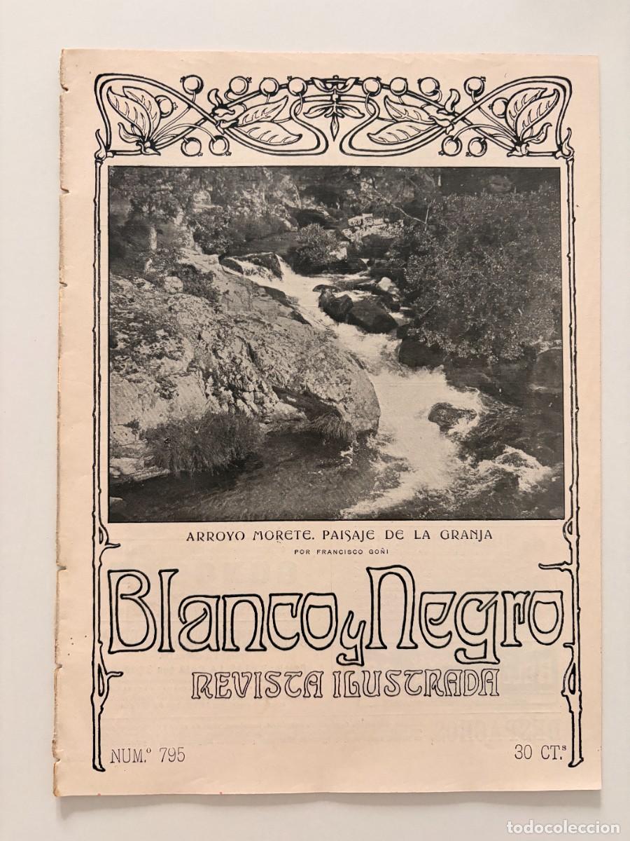 Coleccionismo de revistas y peri&oacute;dicos: BLANCO Y NEGRO. N&ordm; 795. JULIO 1906. LA CORTE EN SAN SEBASTI&Aacute;N. EXPOSICI&Oacute;N COLONIAL FRANCESA. LEER