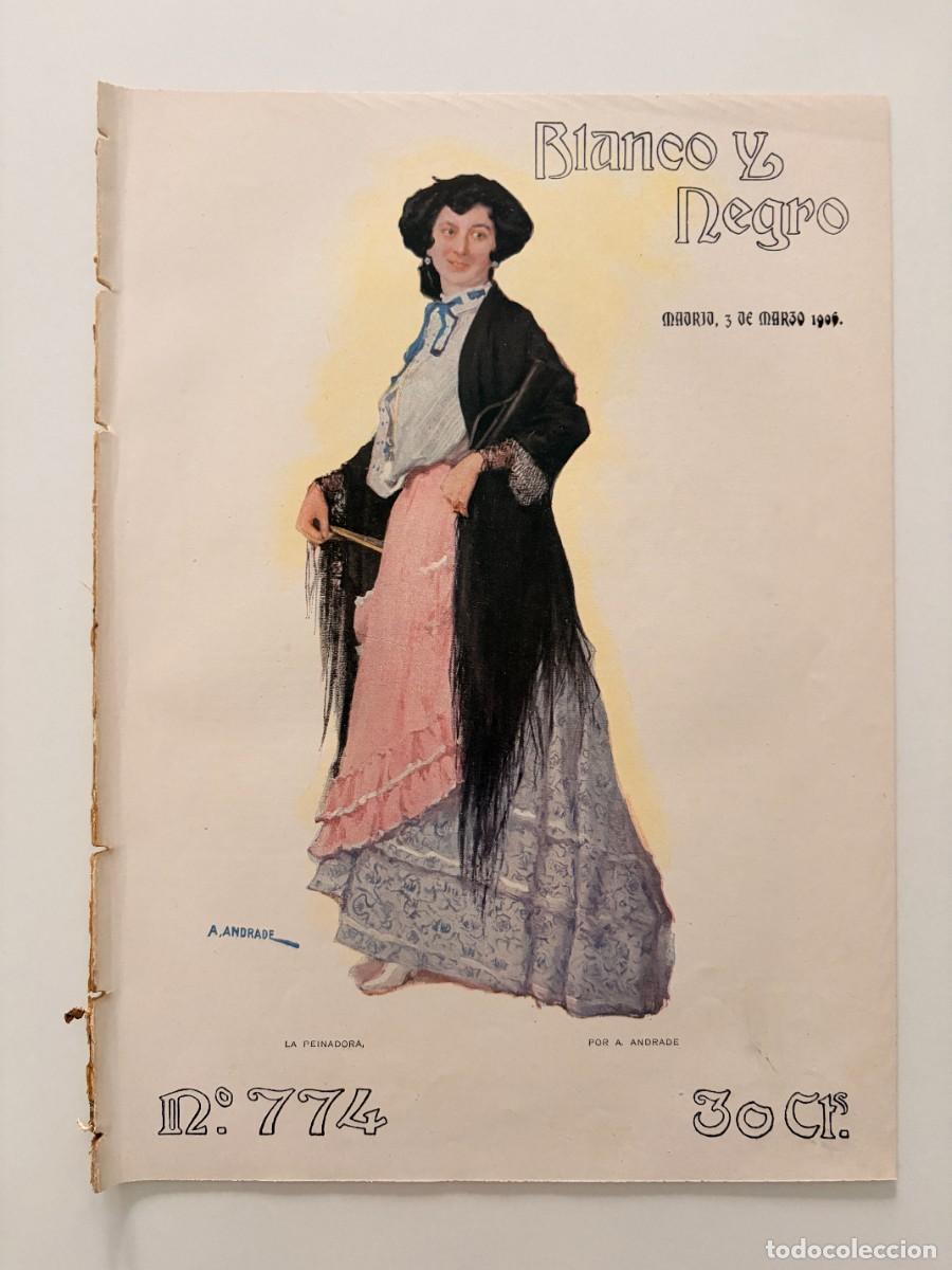 Coleccionismo de revistas y peri&oacute;dicos: BLANCO Y NEGRO. N&ordm; 774. MARZO 1906. LOS POZOS DE NIEVE DE LA PUERA DE HIERRO. CACER&Iacute;A REGIA. LEER