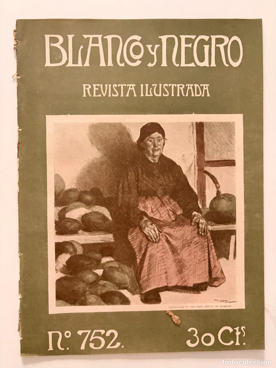 Coleccionismo de revistas y peri&oacute;dicos: BLANCO Y NEGRO. N&ordm; 752. SEPTIEMBRE 1905.EL ARTE CONTRA EL HONOR. EL MONASTERIO DE SANCTI-PONCE. LEER
