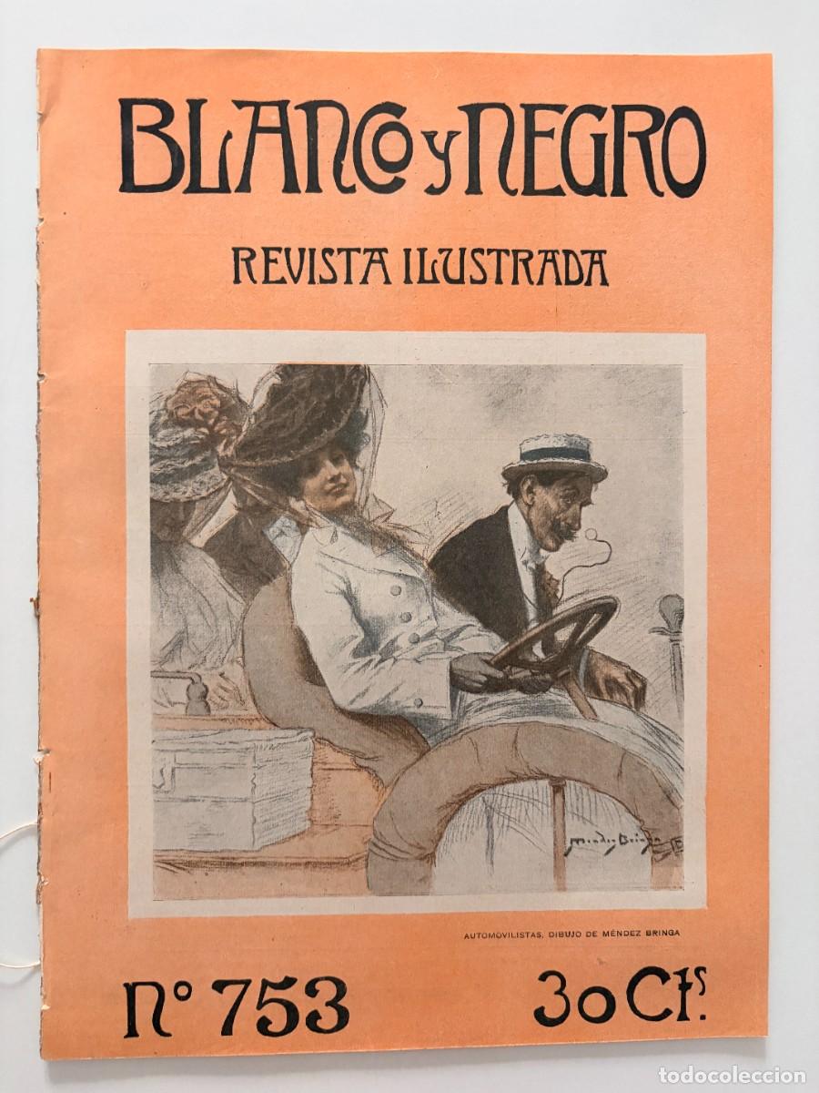 Coleccionismo de revistas y peri&oacute;dicos: BLANCO Y NEGRO. N&ordm; 753. OCTUBRE 1905. RETRATOS FAMOSOS: MADAMA MARGARITA. &Aacute;VILA, EN LOS PICOS.LEER