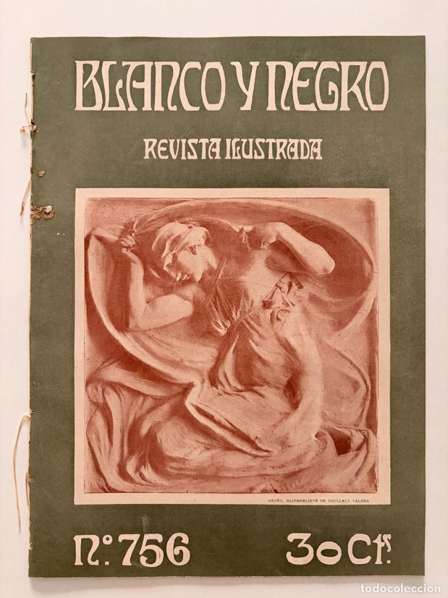 Coleccionismo de revistas y peri&oacute;dicos: BLANCO Y NEGRO. N&ordm; 756. OCTUBRE 1905. M&Iacute;STER LOUBET EN MADRID. EL SANATORIO DE HENDAYA. LEER