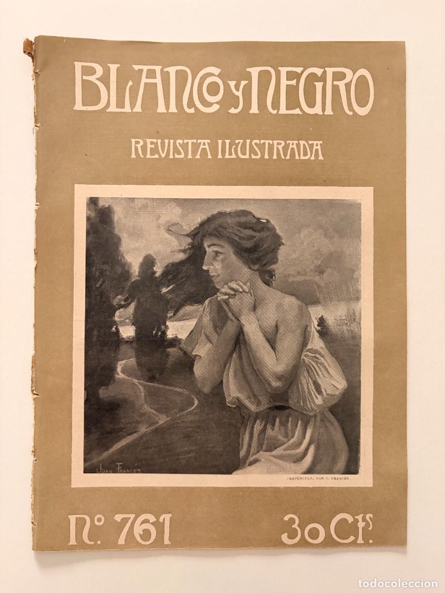 Coleccionismo de revistas y peri&oacute;dicos: BLANCO Y NEGRO. N&ordm; 761. DICIEMBRE 1905. EL REY DE PORTUGAL EN PAR&Iacute;S. EL VIEJO JUGLAR. LEER