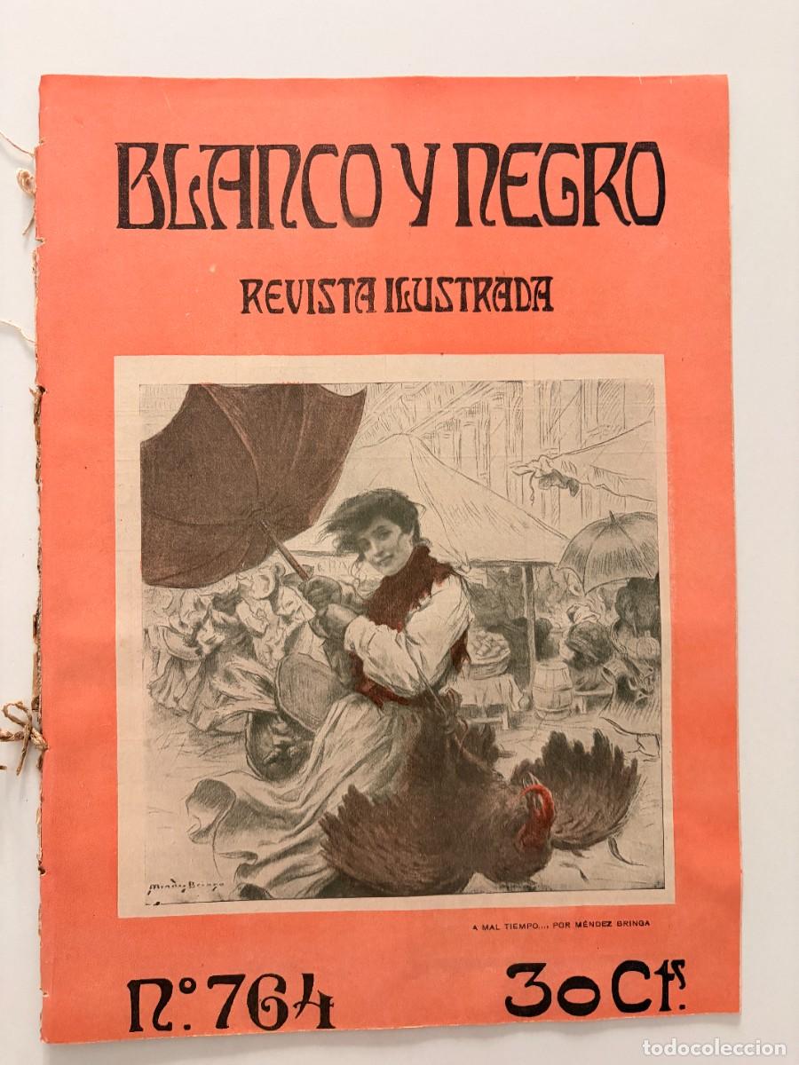 Coleccionismo de revistas y peri&oacute;dicos: BLANCO Y NEGRO. N&ordm; 764. DICIEMBRE 1905. LOS AMIGOS DEL MUSEO, UNOS ESPECTADORES. LEER.
