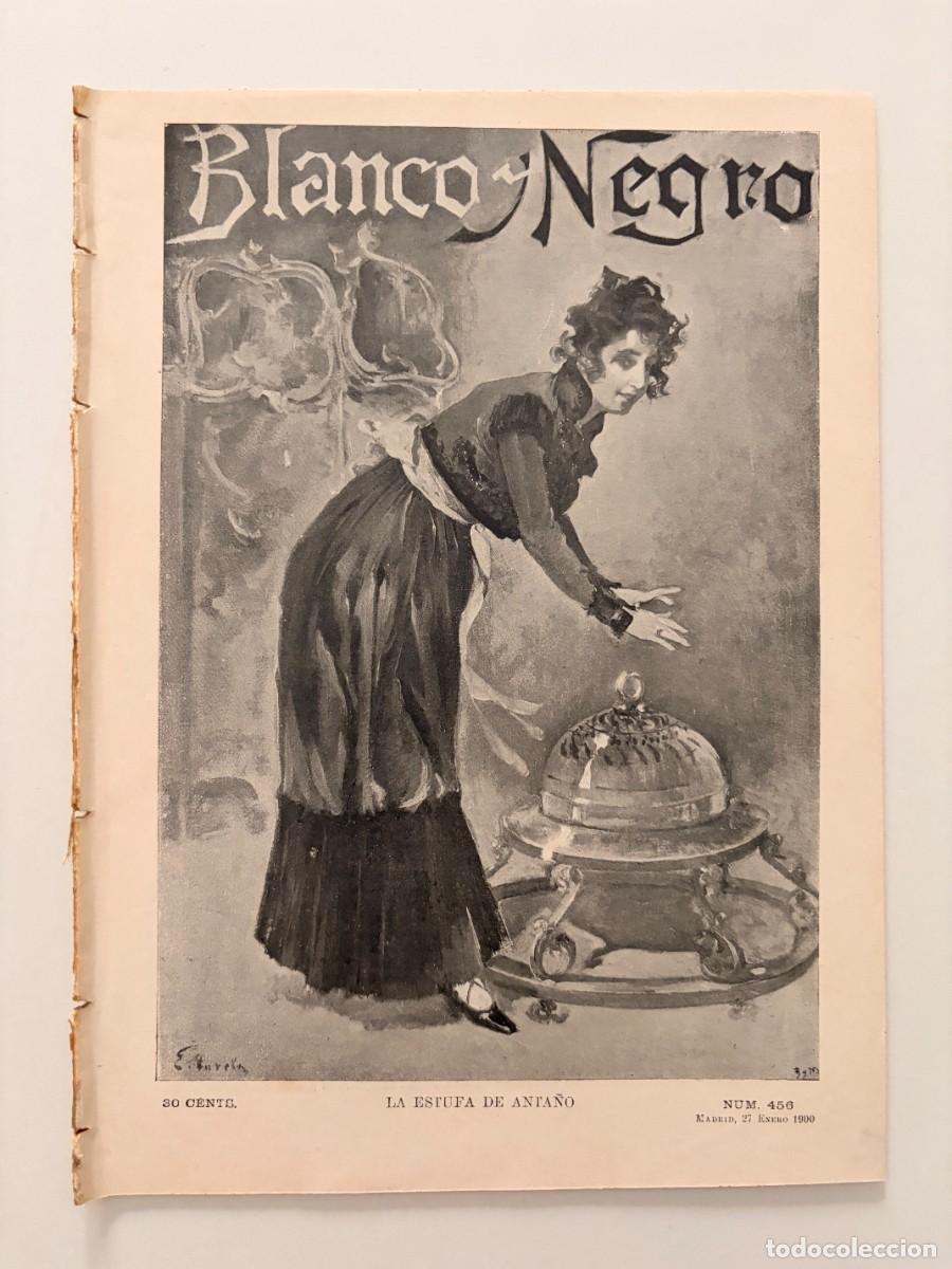 Coleccionismo de revistas y peri&oacute;dicos: BLANCO Y NEGRO. N&ordm; 456. ENERO 1900. INGLESES Y BOERS. ENTIERRO DEL GENERAL WAUCHOPE. LEER