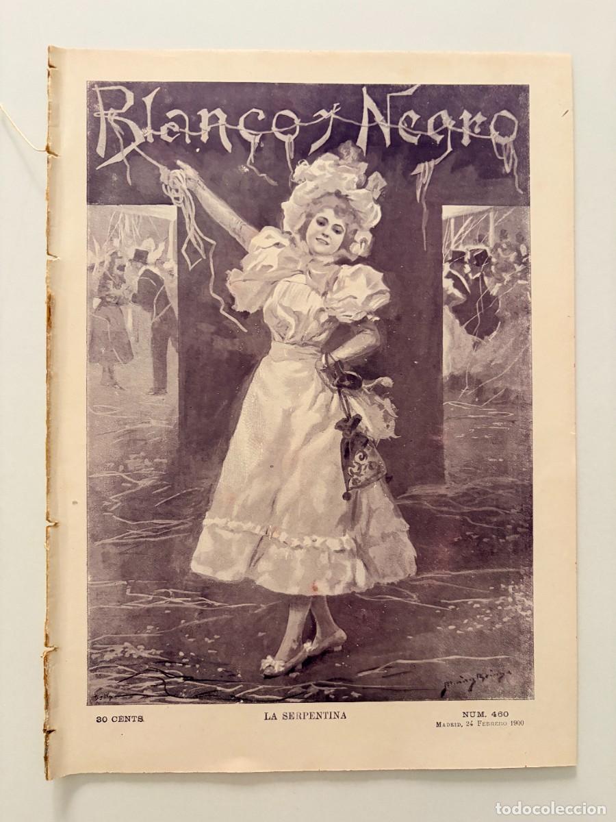 Coleccionismo de revistas y peri&oacute;dicos: BLANCO Y NEGRO. N&ordm; 460. FEBRERO 1900. MINU&Eacute; LUIS XV EN EL PALACIO DE SQUILACHE. CARNAVAL. LEER