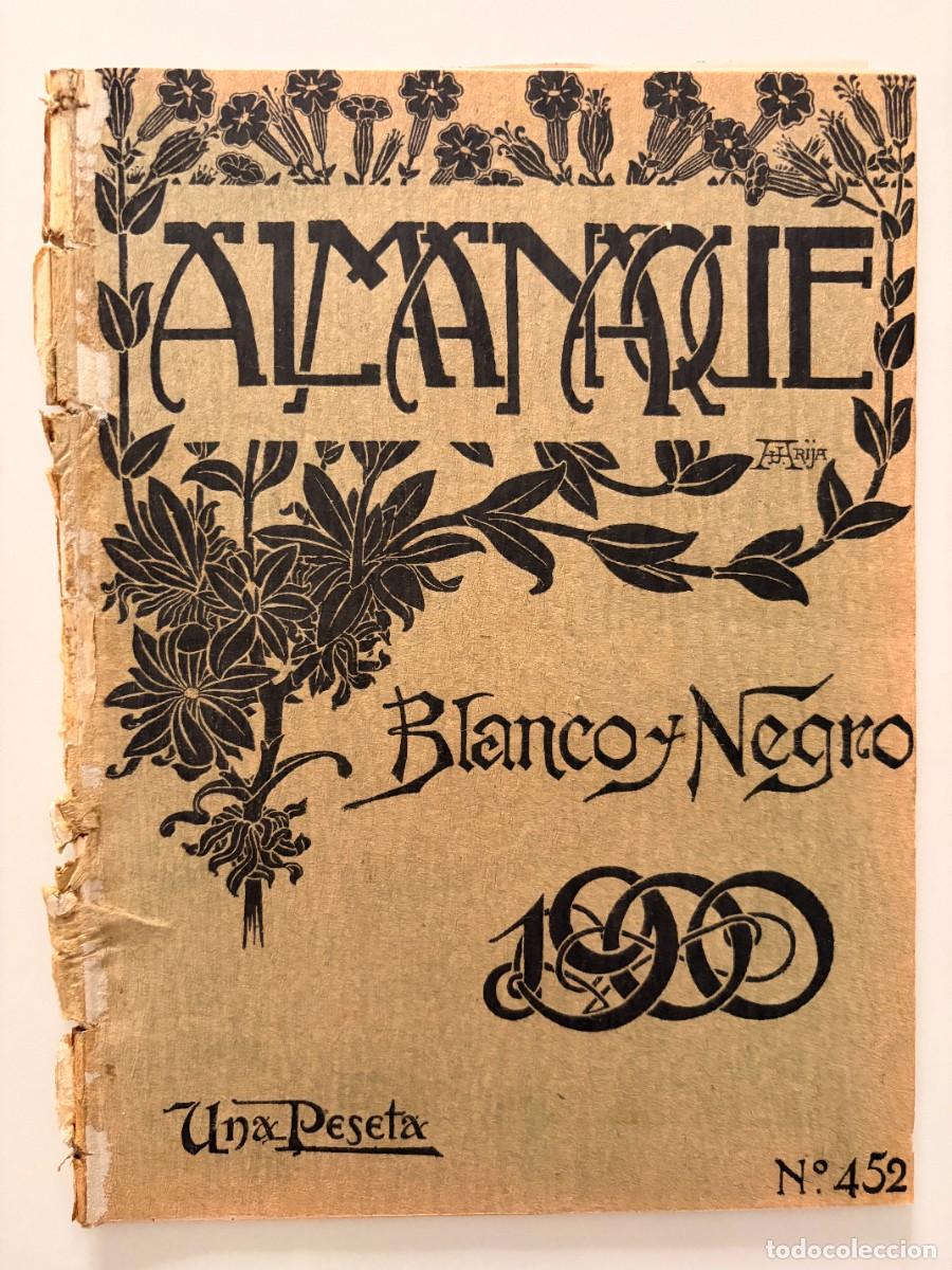 Coleccionismo de revistas y peri&oacute;dicos: BLANCO Y NEGRO. ALMANAQUE PARA EL A&Ntilde;O 1900. N&ordm; 452. LECTURAS DEDICADAS A LOS MESES DEL A&Ntilde;O. VER
