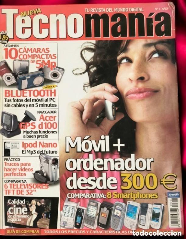 Collection Magazines and Newspapers: Revista TecnoMan&iacute;a N&ordm; 1 &ndash; A&ntilde;o I &ndash; Comparativa De Smartphones Y Gadgets Digitales