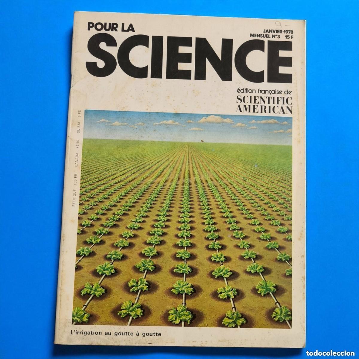 Collezionismo di Riviste e Giornali: Pour La Science N&ordm; 3 &ndash; Edici&oacute;n Francesa De Scientific American &ndash; Enero 1978