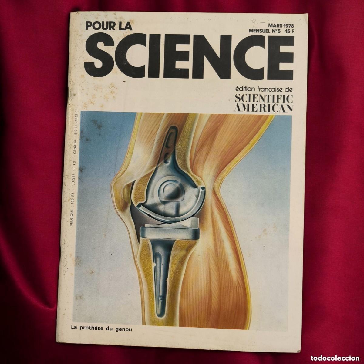 Collezionismo di Riviste e Giornali: Pour La Science &ndash; Mars 1978 &ndash; &Eacute;dition Fran&ccedil;aise De Scientific American (N&deg;5)