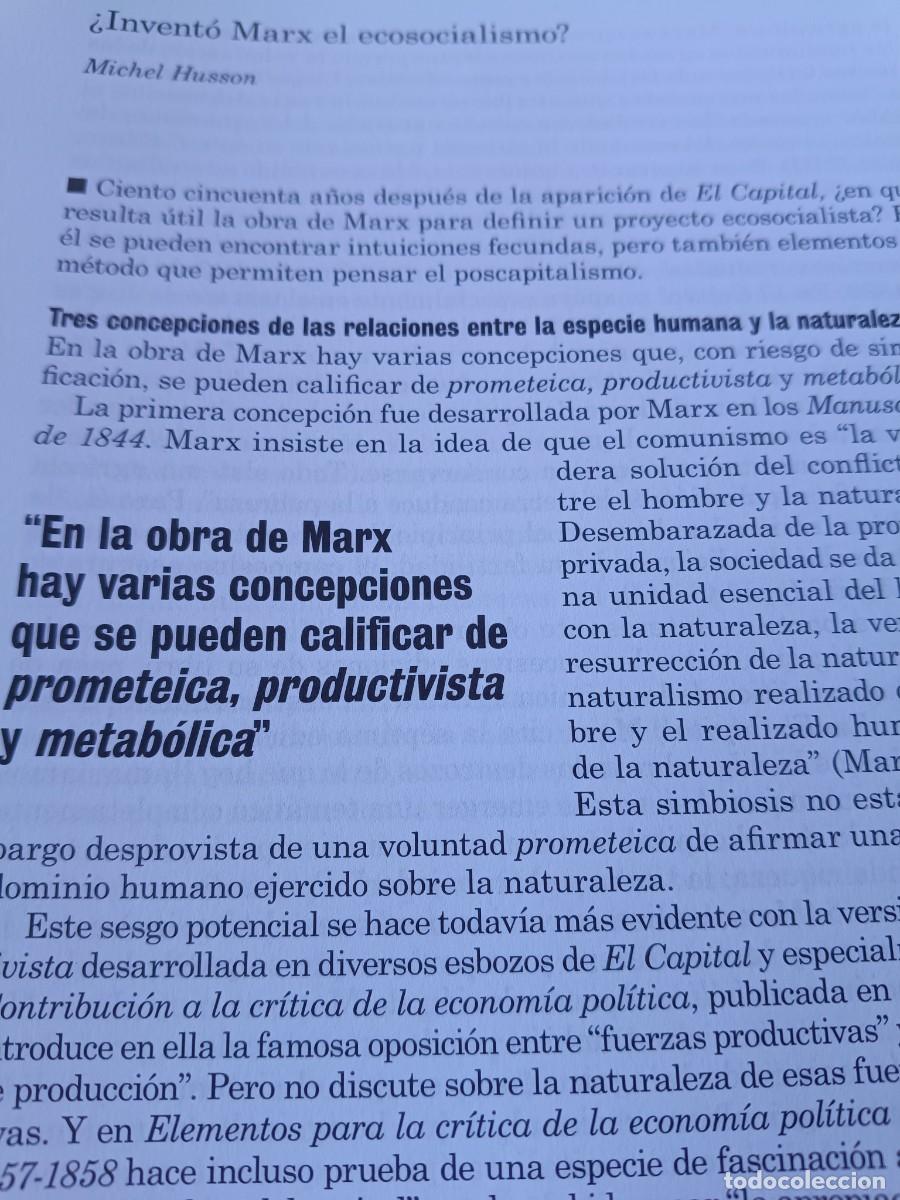 Coleccionismo de revistas y peri&oacute;dicos: MARX Y EL ECOSOCIALISMO. 14 P&Aacute;GINAS DE REVISTA VIENTO SUR 2018