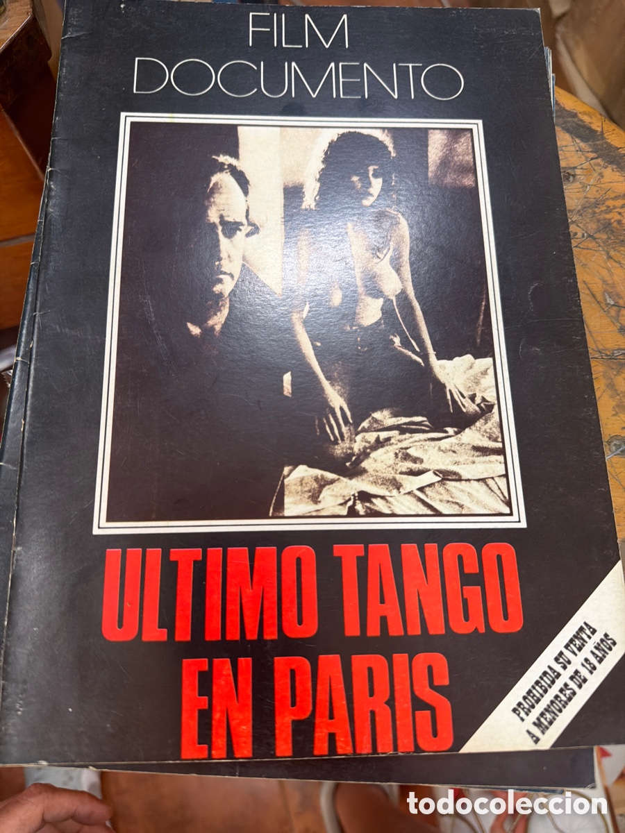 Coleccionismo de revistas y peri&oacute;dicos: Revista de cine erotico ULTIMO TANGO EN PARIS.film documento.bernardo bertolucci.edita mirasierra.