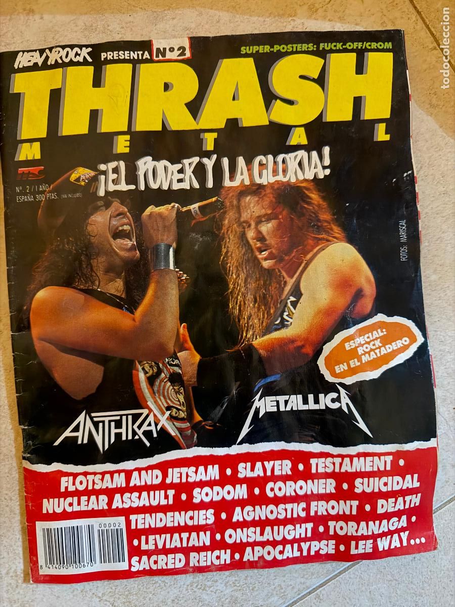 Collectionnisme de Revues et Journaux: Revista thrash metal n. 2