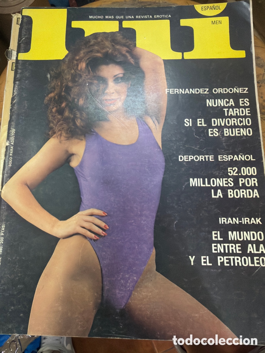 Collection Magazines and Newspapers: Revista er&oacute;tica LUI .edici&oacute;n espa&ntilde;ola.a&ntilde;o 4 n 24.a&ntilde;o 1980.contiene p&oacute;ster interior