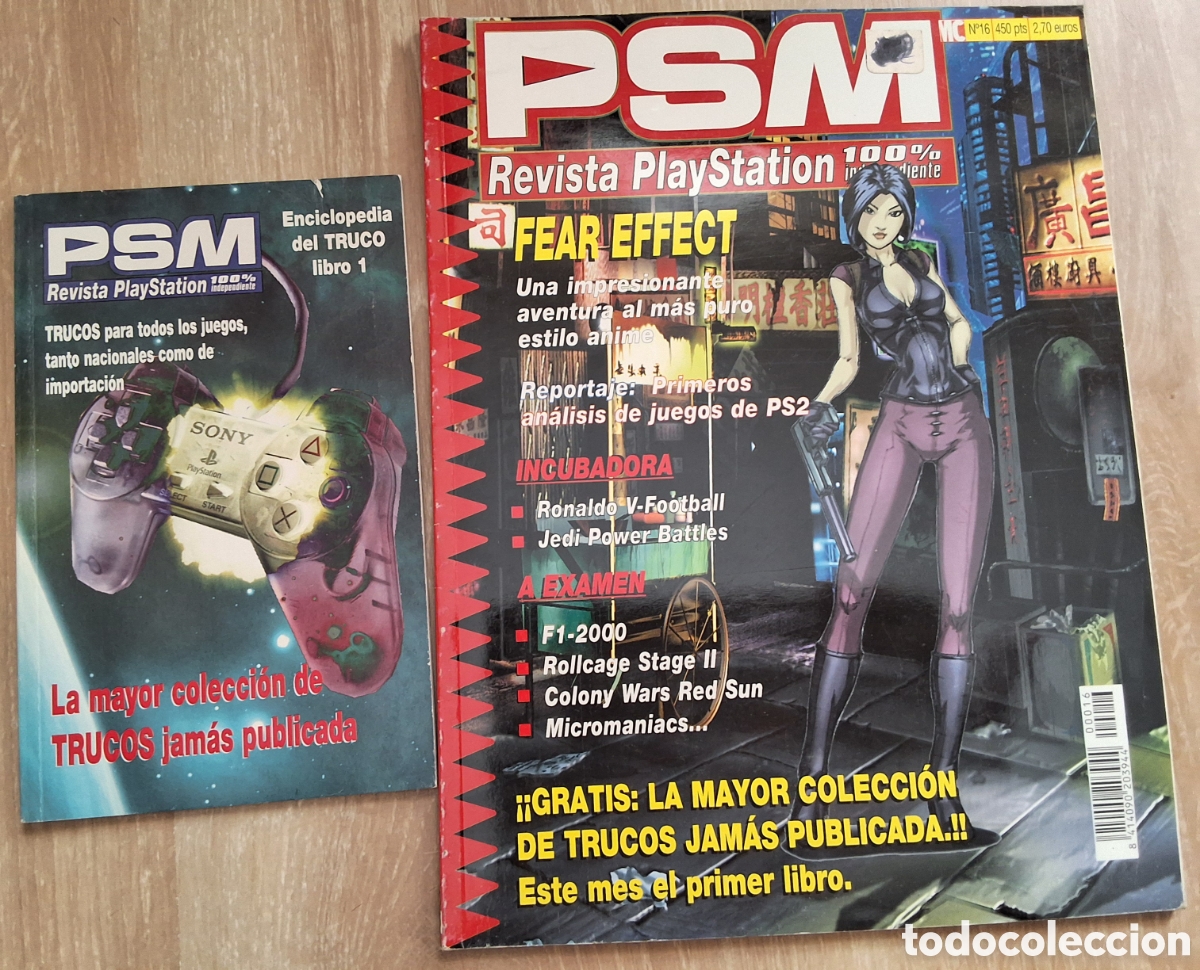Coleccionismo de revistas y peri&oacute;dicos: Psm revista consolas n&uacute;mero 16 a&ntilde;o 2000/6 incluye p&oacute;ster y gu&iacute;a