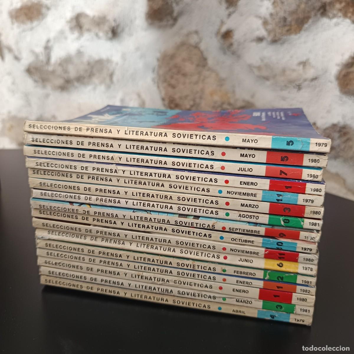 Coleccionismo de revistas y peri&oacute;dicos: Lote revistas Sputnik &ndash; Selecciones de la Prensa Sovi&eacute;tica (16 n&uacute;meros, 1978‑1981)