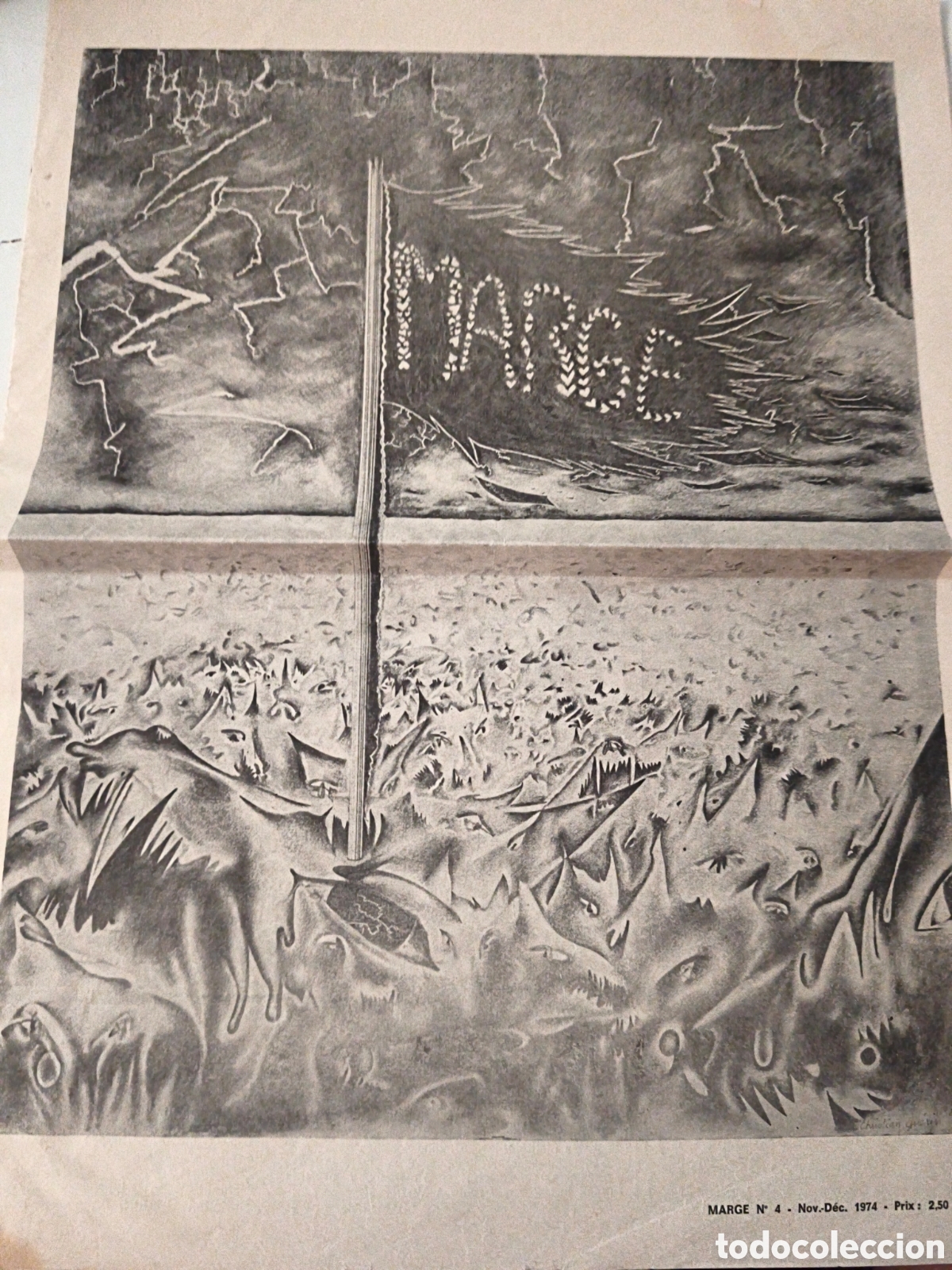 Sammeln von Zeitschriften und Zeitungen: Peri&oacute;dico Marge. N&uacute;mero 4. 1974.