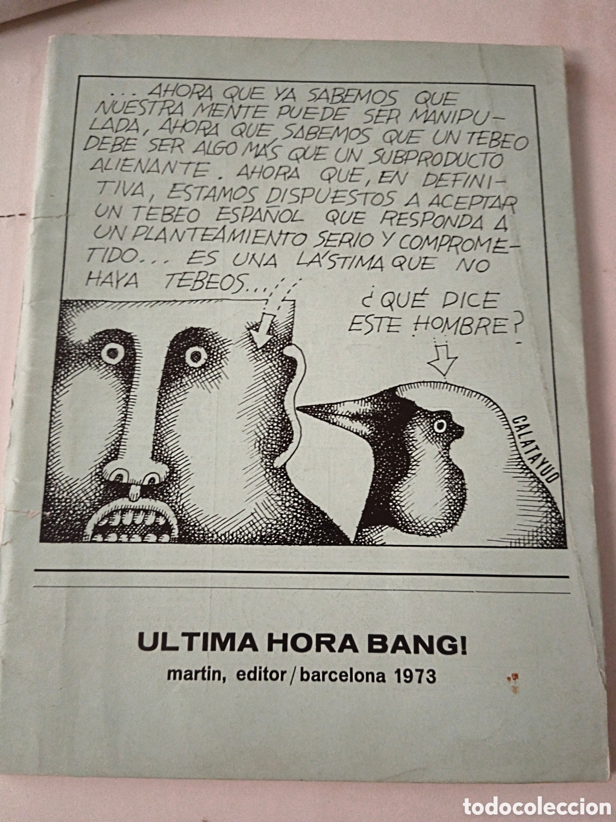 Collezionismo di Riviste e Giornali: Revista Ultima Hora Bangi. Barcelona. 1973.