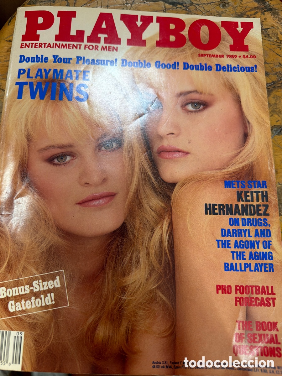 Coleccionismo de revistas y peri&oacute;dicos: Revista er&oacute;tica PLAYBOY.edicion americana.vol 36 n 9 1989.poster central