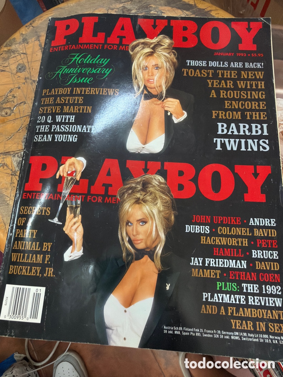 Coleccionismo de revistas y peri&oacute;dicos: Revista er&oacute;tica PLAYBOY. Edici&oacute;n americana. Vol 40 N 1 January 1993.contiene p&oacute;ster