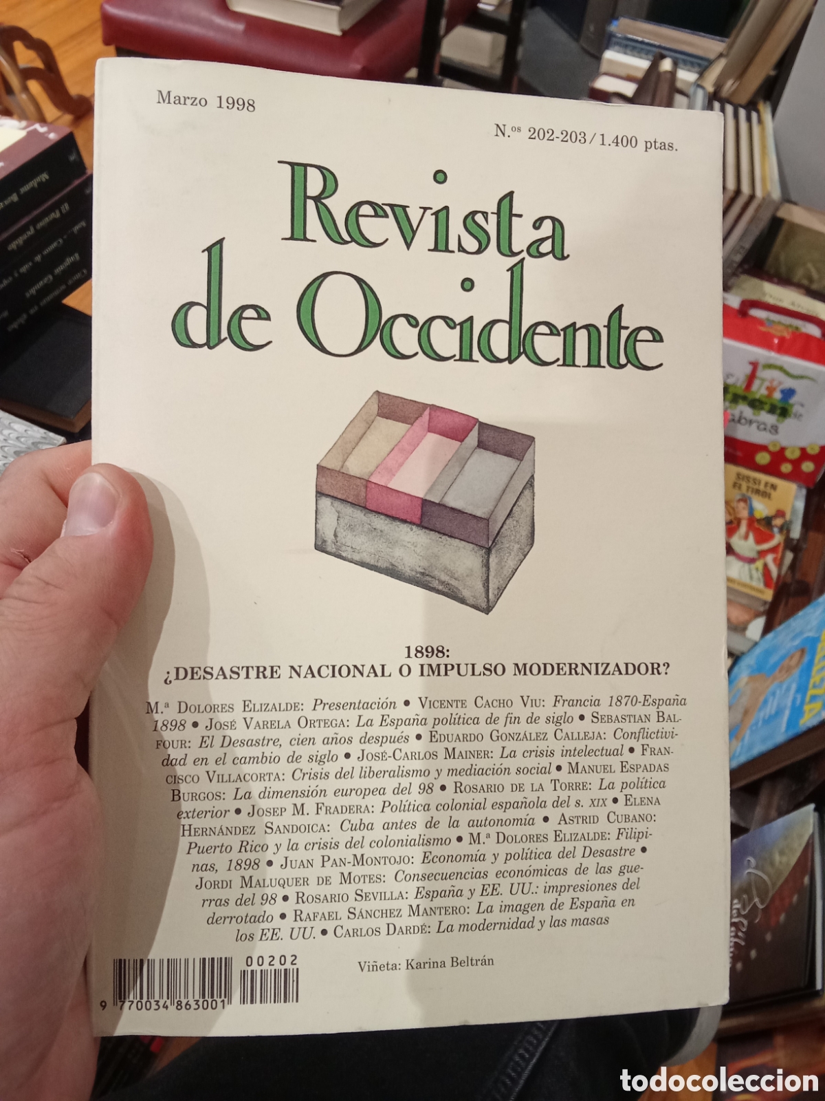 Coleccionismo de revistas y peri&oacute;dicos: Revista de Occidente Nr. 202-203 Marzo 1998