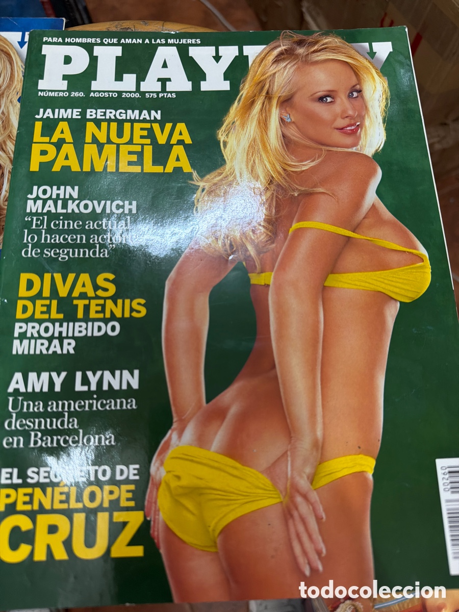 Coleccionismo de revistas y peri&oacute;dicos: Lote de 2 revistas eroticas PLAYBOY.en espa&ntilde;ol. N 259y 260.a&ntilde;o 2000:contiene p&oacute;ster central