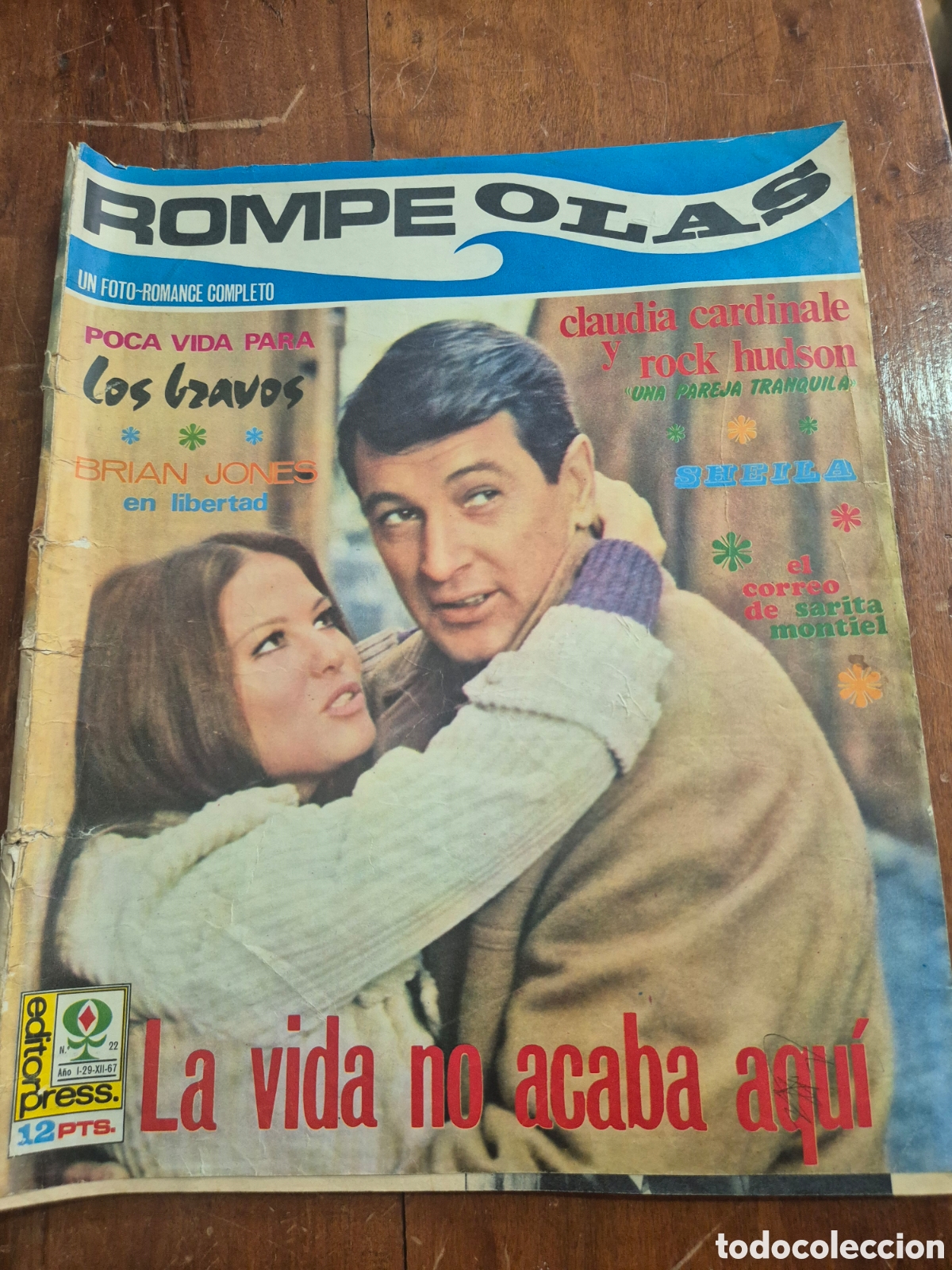 Coleccionismo de revistas y peri&oacute;dicos: ROMPE OLAS TELENOVELA 29/12/67