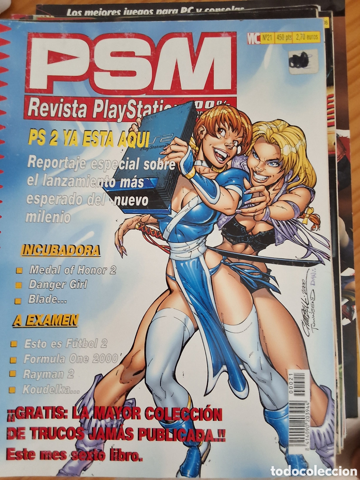 Coleccionismo de revistas y peri&oacute;dicos: Psm revista consolas n&uacute;mero 21 a&ntilde;o 2000/11