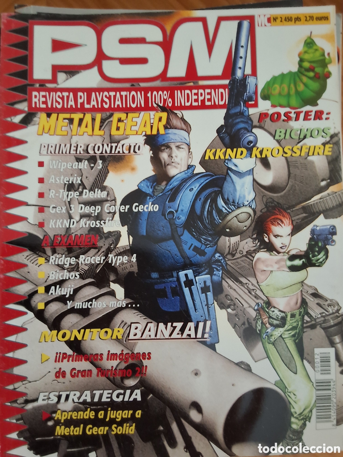 Coleccionismo de revistas y peri&oacute;dicos: Psm revista consolas n&uacute;mero 2 a&ntilde;o 1999/4