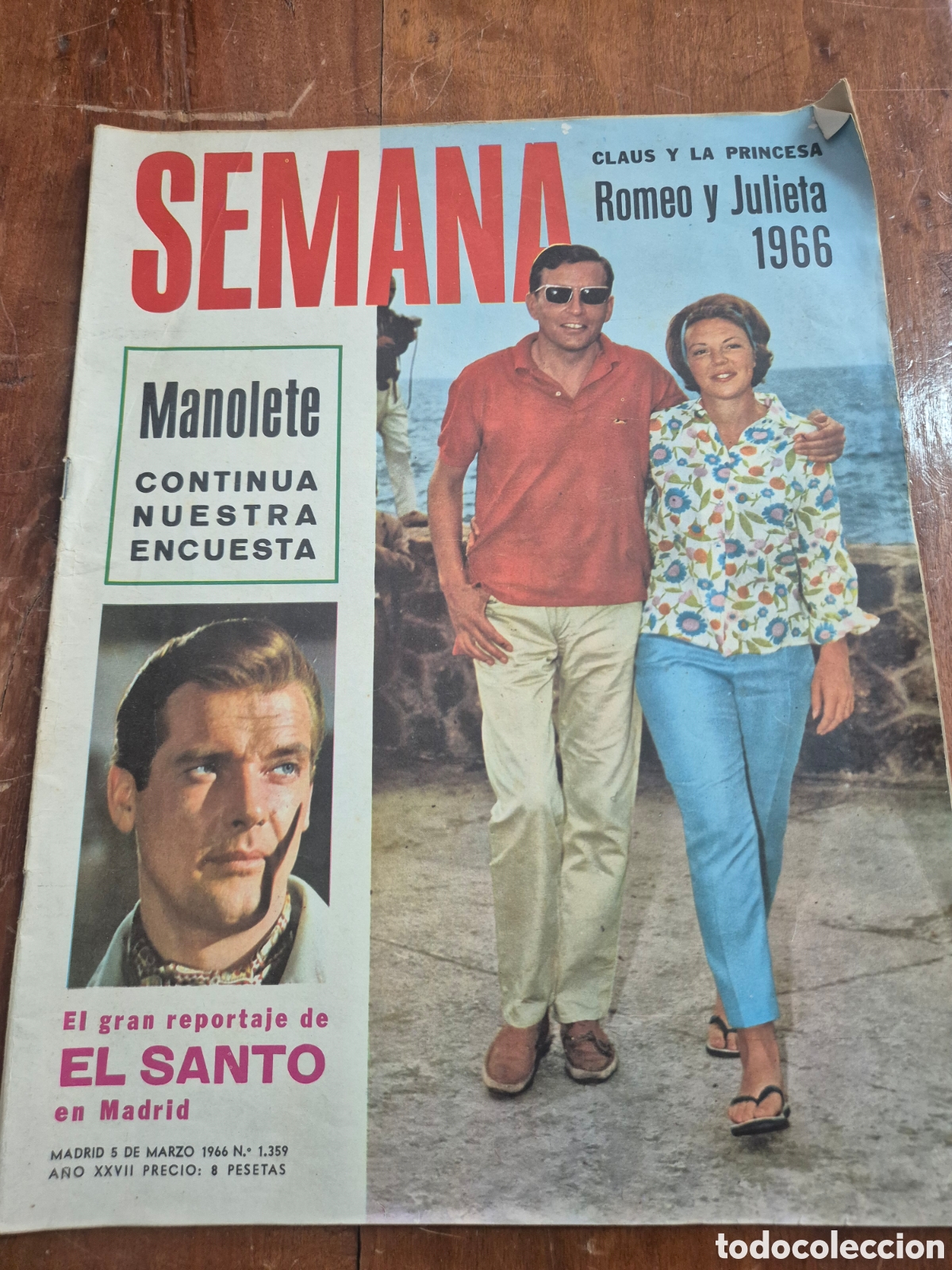 Coleccionismo de revistas y peri&oacute;dicos: SEMANA 5/3/66 EL SANTO MANOLETE