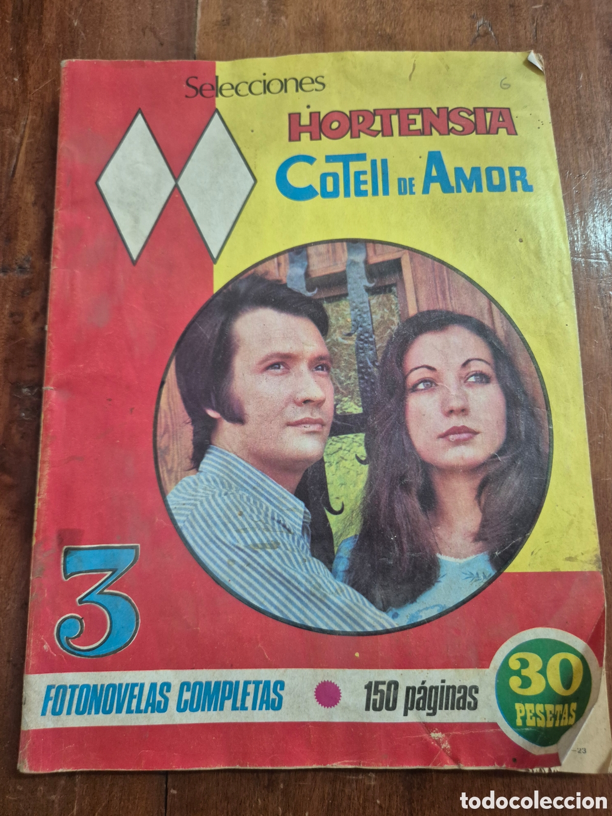 Coleccionismo de revistas y peri&oacute;dicos: HORTENSIA COTELL DE AMOR FOTONOVELA