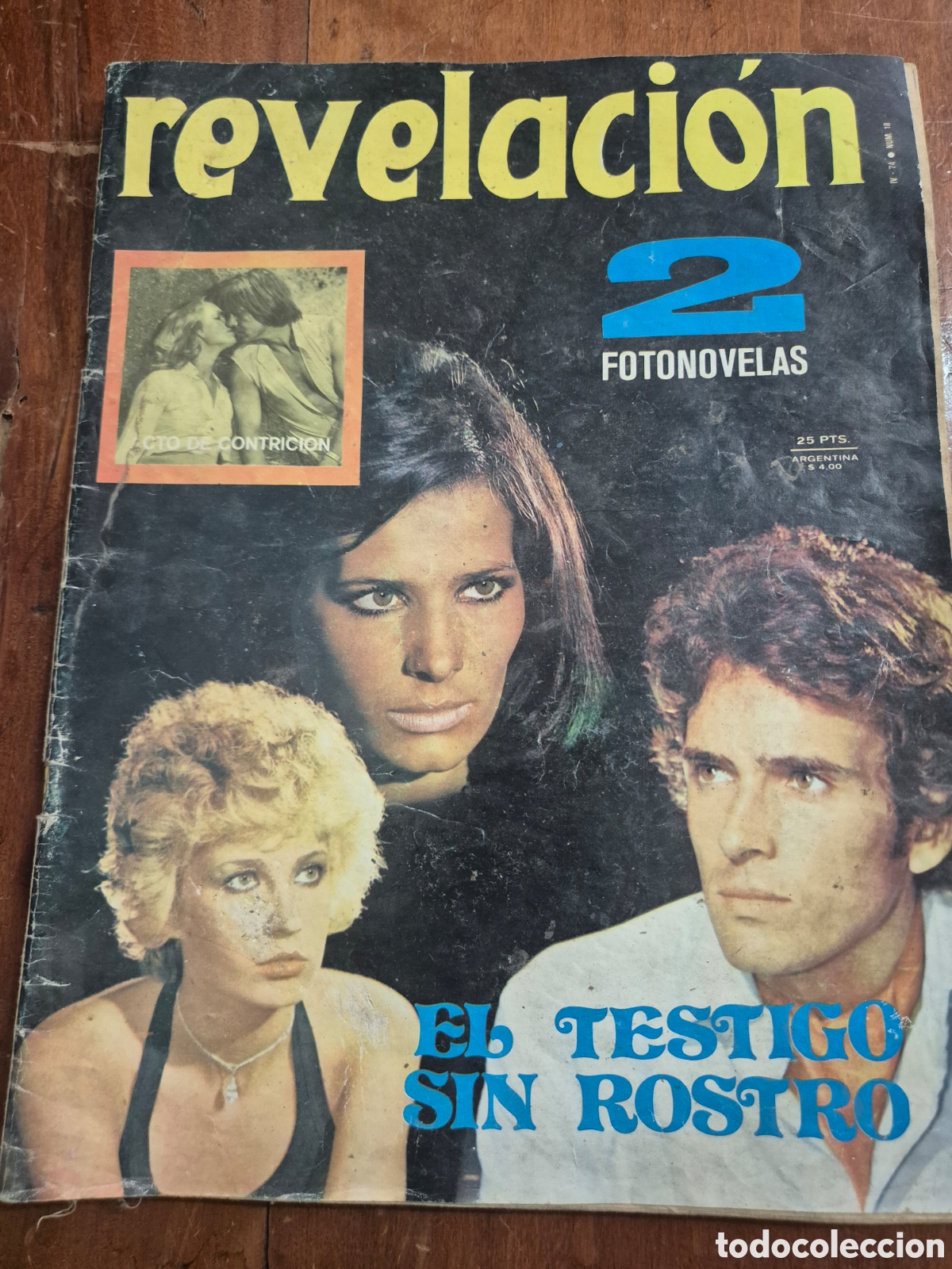 Collezionismo di Riviste e Giornali: REVELACION TESTIGO SIN ROSTRO FOTONOVELA