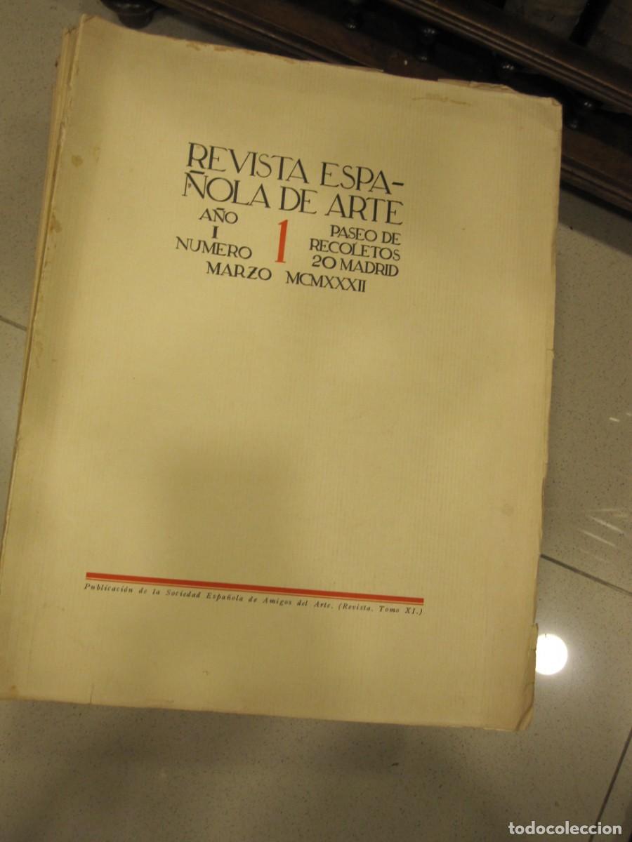 Coleccionismo de revistas y peri&oacute;dicos: REVISTA ESPA&Ntilde;OLA DE ARTE PUBLICACION DE LA SOCIEDAD ESPA&Ntilde;OLA DE AMIGOS DEL ARTE 1932-1962