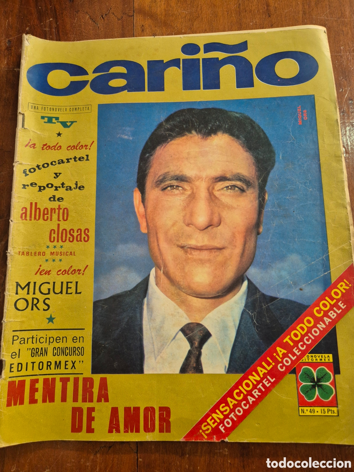 Coleccionismo de revistas y peri&oacute;dicos: CARI&Ntilde;O FOTONOVELA ALBERTO CLOSAS Tienen el poster