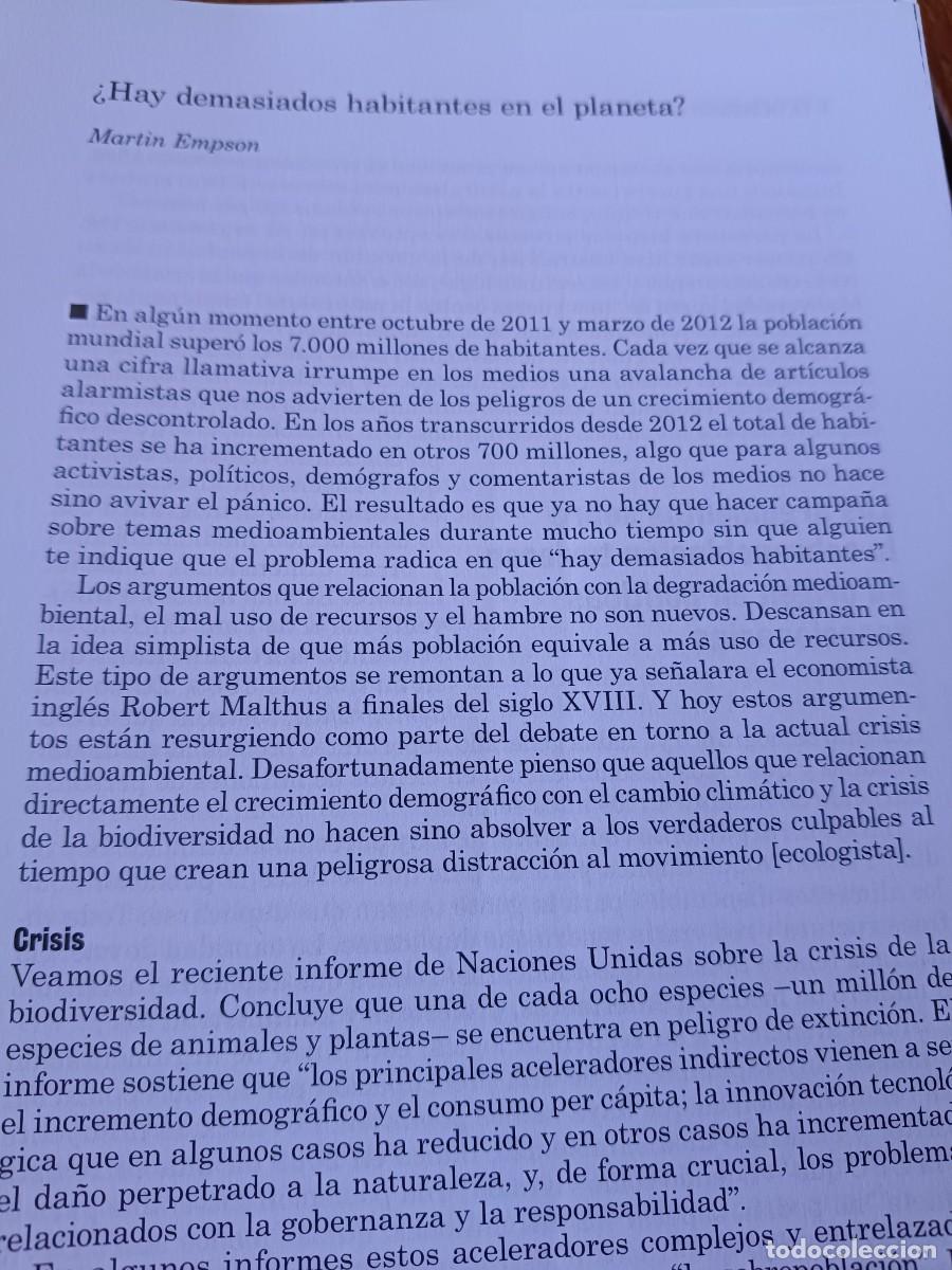 Coleccionismo de revistas y peri&oacute;dicos: DEMOGRAF&Iacute;A.&iquest;HAY DEMASIADOS HABITANTES EN EL PLANETA? 7 P&Aacute;GS REVISTA VIENTO SUR 2019