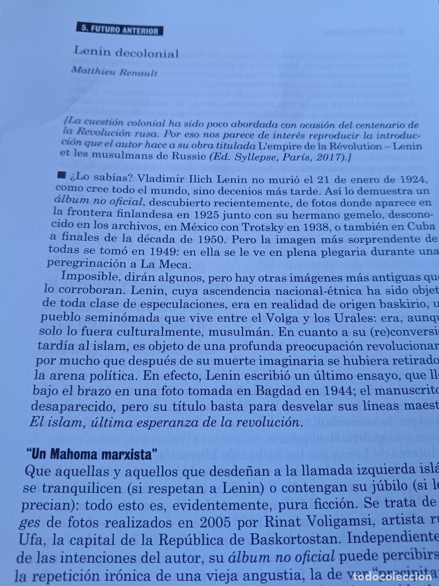 Coleccionismo de revistas y peri&oacute;dicos: LENIN, EL COLONIALISMO Y LOS MUSULMANES. 8 P&Aacute;GS REVISTA VIENTO SUR 2017