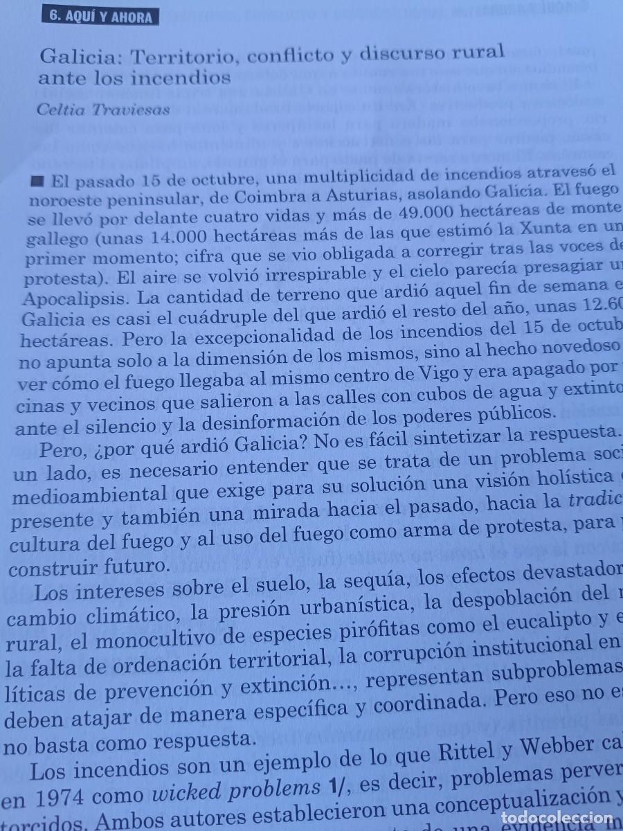 Coleccionismo de revistas y peri&oacute;dicos: GALICIA, TERRITORIO CONFLICTO Y DISCURSO RURAL ANTE LOS INCENDIOS. 9 P&Aacute;GS REVISTA VIENTO SUR 2017
