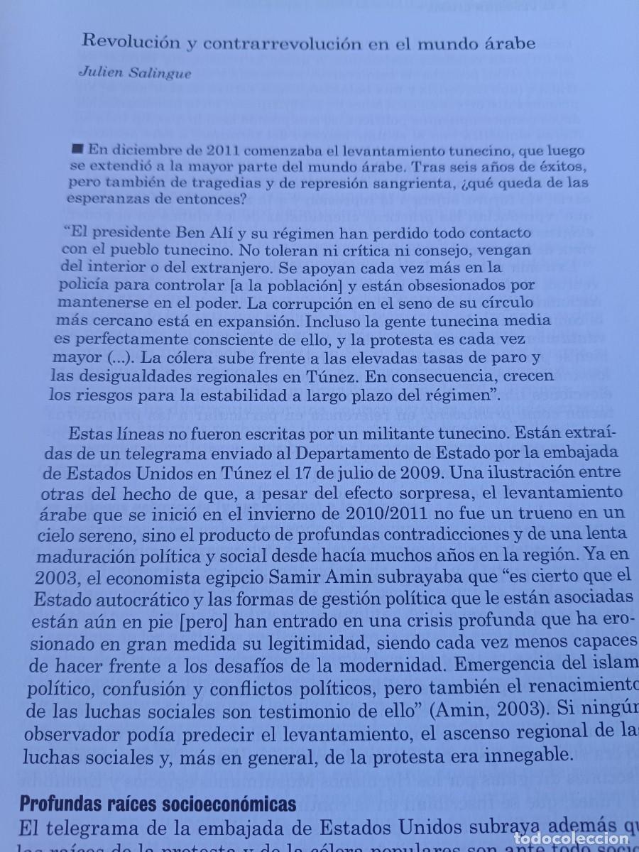 Coleccionismo de revistas y peri&oacute;dicos: REVOLUCI&Oacute;N Y CONTRARREVOLUCI&Oacute;N EN EL MUNDO &Aacute;RABE. 5 P&Aacute;GS REVISTA VIENTO SUR 2017