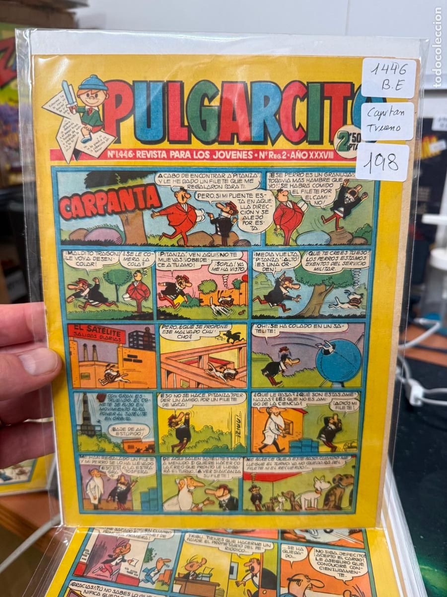 Coleccionismo de revistas y peri&oacute;dicos: PULGARCITO EDITORIAL BRUGUERA NUMERO 1446
