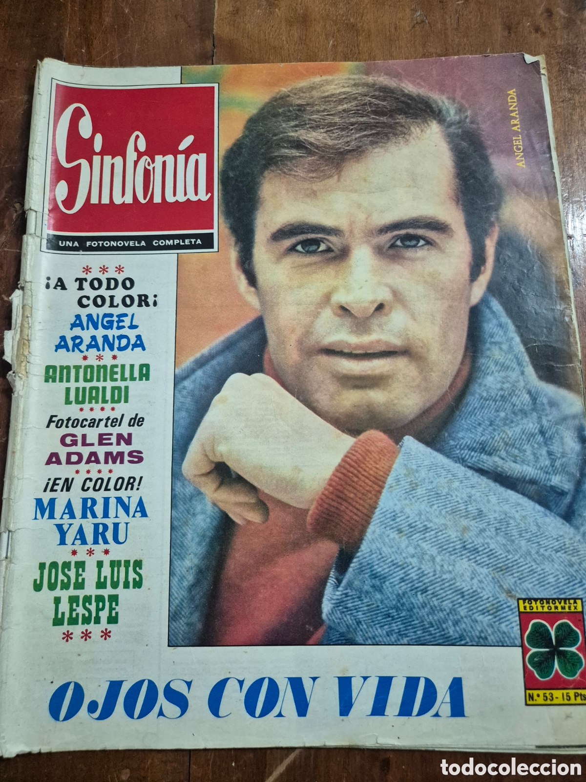 Coleccionismo de revistas y peri&oacute;dicos: SINFONIA TELENOVELA ANGEL ARANDA POSTER DE GLEN ADAMS MARINA YARU