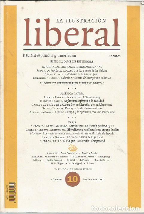 Coleccionismo de revistas y peri&oacute;dicos: LA ILUSTRACION LIBERAL REVISTA ESPA&Ntilde;OLA Y CRISTIANA N&ordm; 10 DICIEMBRE 2001 ESPECIAL ONCE DE SEPTIEMBRE