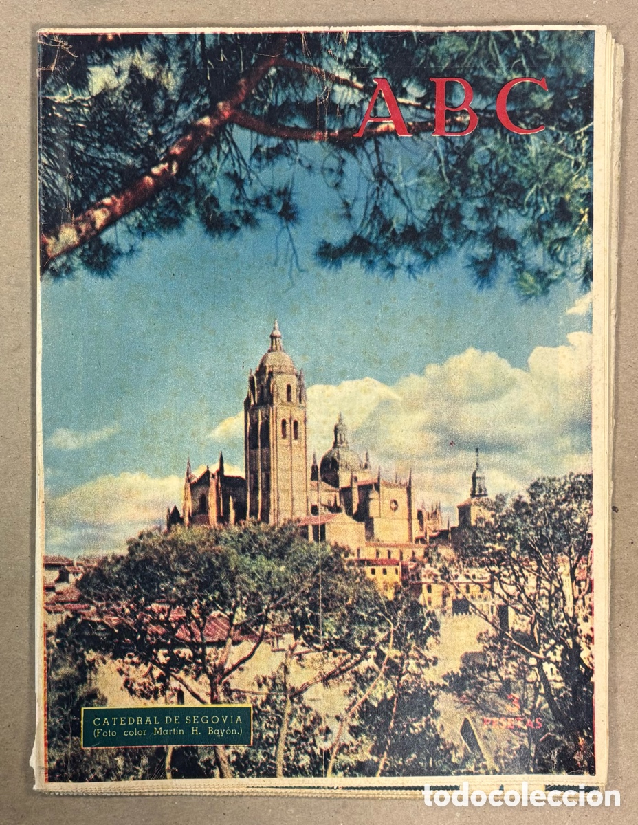Coleccionismo de revistas y peri&oacute;dicos: ABC (24 JUNIO 1961) CATEDRAL DE SEGOVIA, F&Aacute;BRICA OLMESA LINARES, F&Aacute;BRICA ENVASES MET&Aacute;LICOS VALENCIA,