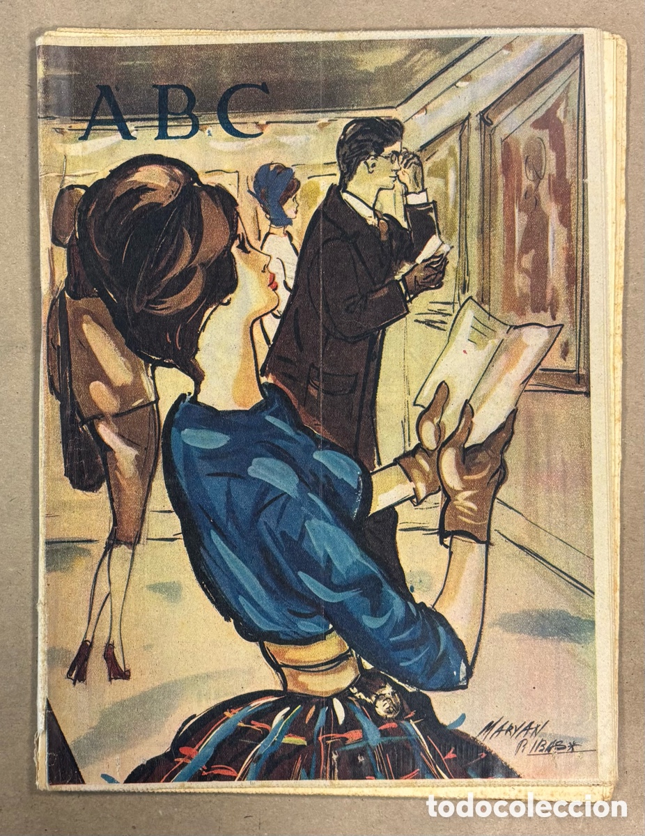 Coleccionismo de revistas y peri&oacute;dicos: ABC (24 OCTUBRE 1959) LOS PALACIOS DE GALIANA Y LA EMPERATRIZ EUGENIA, ENIGMA DE QUETZALCOATL,