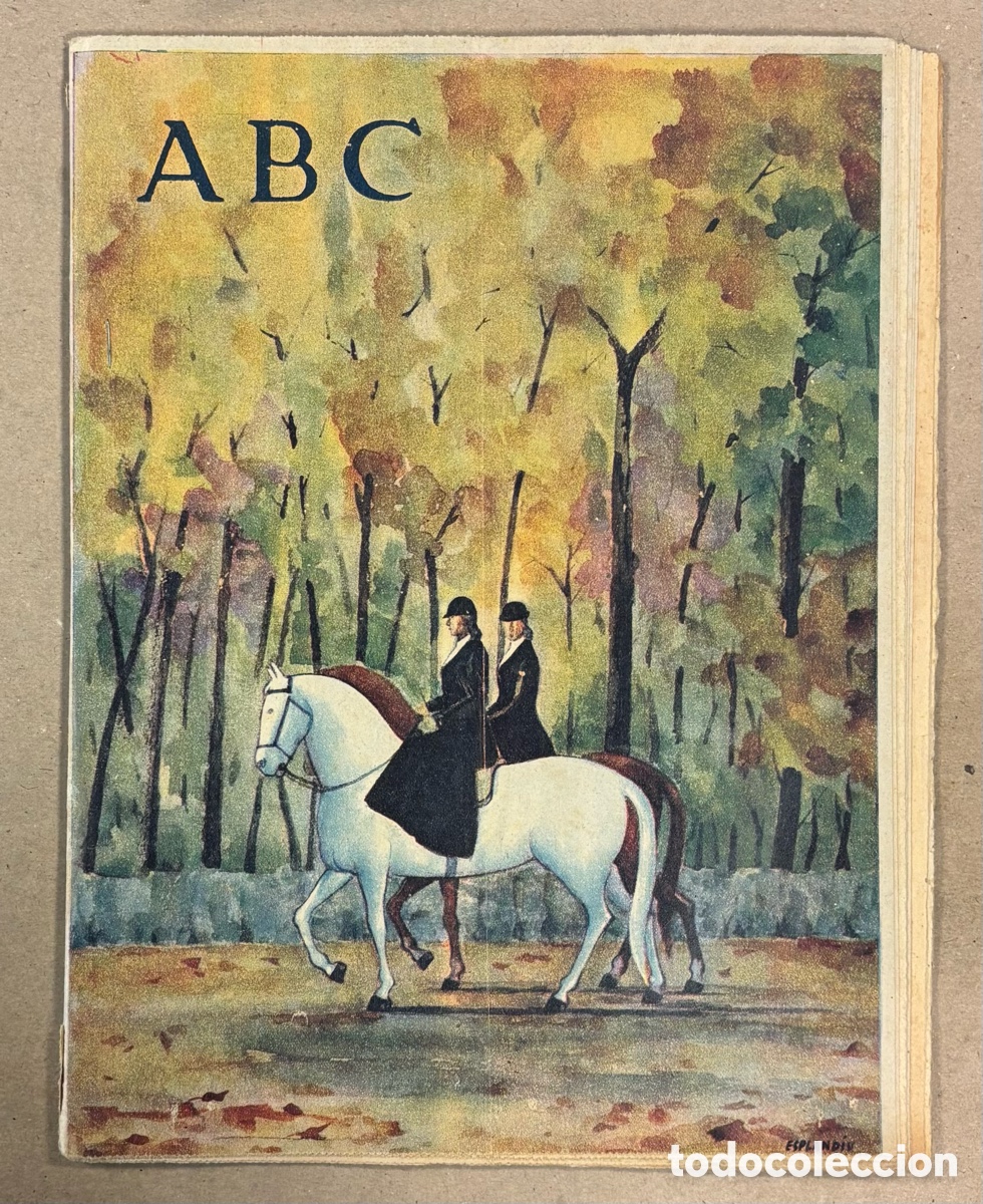 Coleccionismo de revistas y peri&oacute;dicos: ABC (3 OCTUBRE 1959) ESPLANDIU, OSCAR ESPLA, VENTURA Y FIN DE LA MU&Ntilde;EIRA, REAL MADRID MANCHESTER