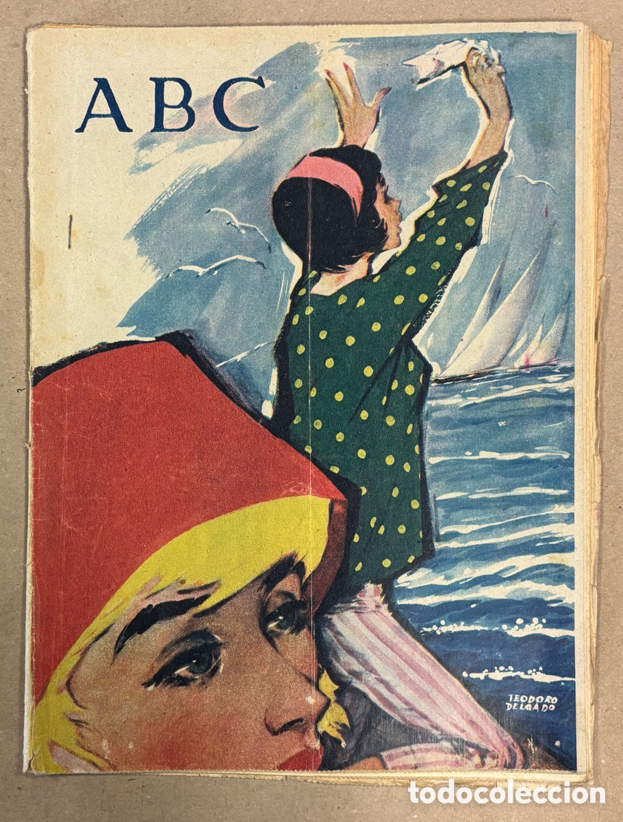 Coleccionismo de revistas y peri&oacute;dicos: ABC (5 SEPTIEMBRE 1959) TEODORO DELGADO, EL DRAQUE EN SAN JUAN, TORCAL DE ANTEQUERA PUERTOLLANO