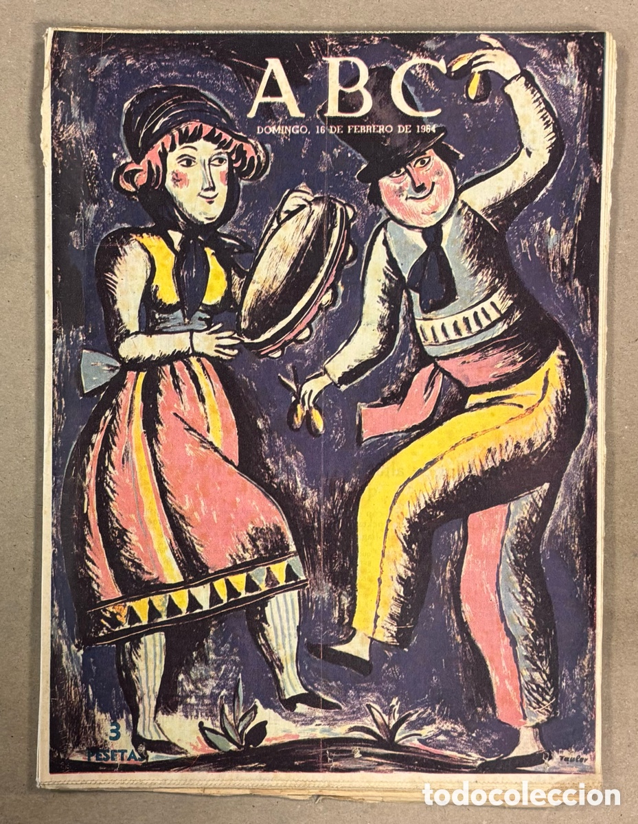 Coleccionismo de revistas y peri&oacute;dicos: ABC (12 ENERO 1964) VIAJE PIRINEO DE L&Eacute;RIDA CAMILO JOS&Eacute; CELA, MARUJITA D&Iacute;AZ, TORREMOLINOS TURISMO